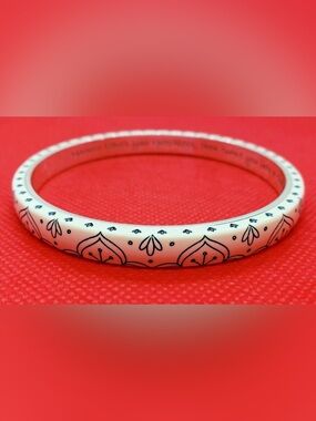 Brighton Casablanca Palace Royal bangle bracelet cream/black